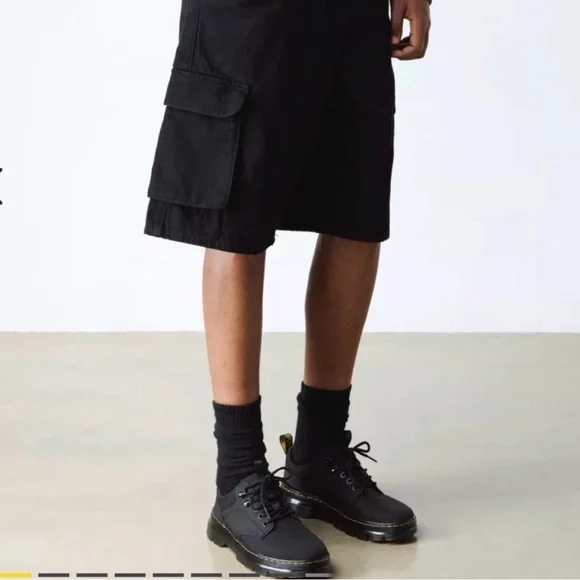 Dr Martens Black Reeder Utility Shoes - Picture 14 of 16